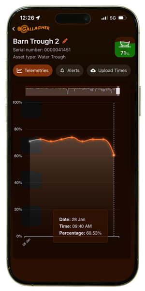 app screenshot trough