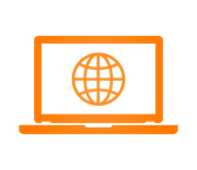 Icon - Laptop Globe